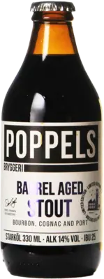 Poppels Barrel Aged Stout Bourbon Cognac And Port
