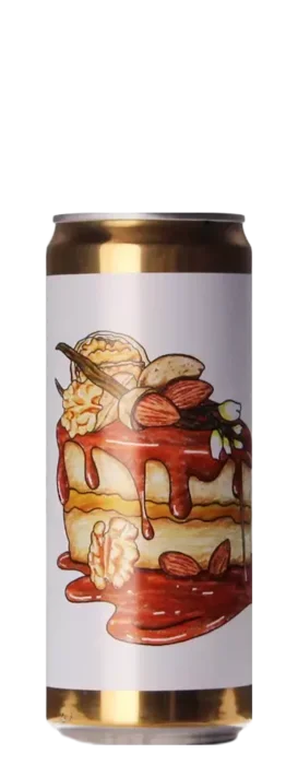 Brewski Walnut Vanilla Caramel Cake