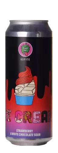 Hopito Ice Cream - Strawberry & White Chocolate
