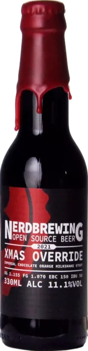 Nerdbrewing Xmas Override Imperial Chocolate Orange Milkshake Stout 2021