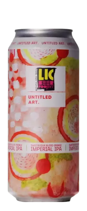 Untitled Art / LIC Beer Project Sweet & Sour Blood Orange Imperial IPA