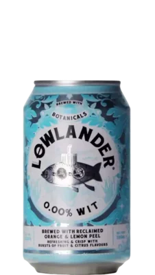 Lowlander 0.00% Wit Blik 33 Alcoholvrij Bier kopen