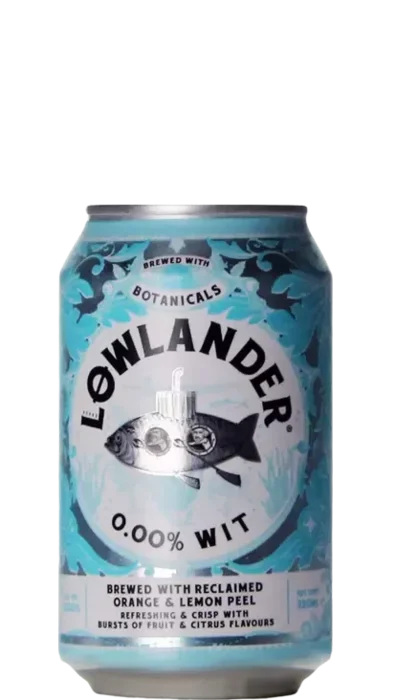 Lowlander 0.00% Wit Blik 33 Alcoholvrij Bier kopen