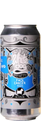 White Dog FUCK CANCER