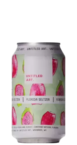 Untitled Art Florida Seltzer Prickly Pear Pink Guava