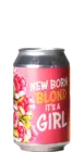 New Born Blond It's A Girl (Geboortebier)
