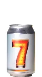 Bier mit der Zahl 7