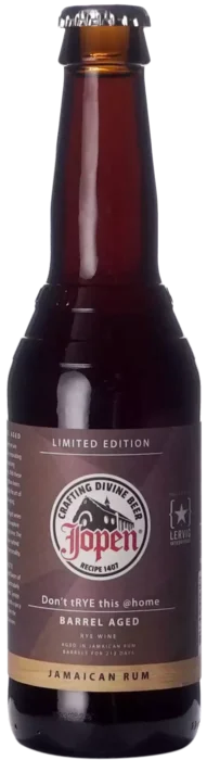 Jopen Don't tRYE this @home 2018 Jamaican Rum Barrel Aged