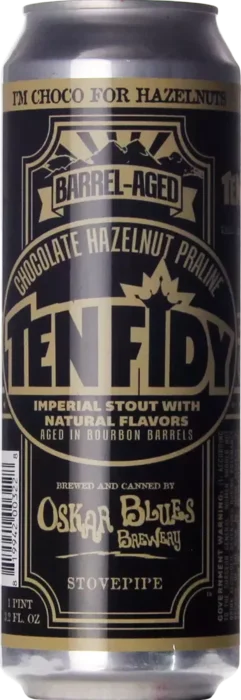 Oskar Blues Chocolate Hazelnut Praline Ten FIDY Barrel-Aged Imperial Stout
