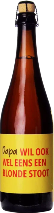 Papa Wil Ook Wel Eens Een Blonde Stoot Vaderdag Blond 75cl 75 Blond Bier kopen