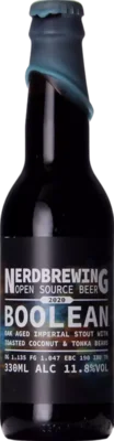 Nerdbrewing Boolean Oak Aged Imperial Stout With Toasted Coconut & Tonka Beans