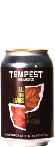 Tempest All The Leaves Are Brown Bourbon BA Blik