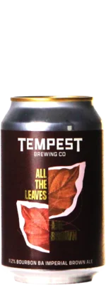 Tempest All The Leaves Are Brown Bourbon BA Blik