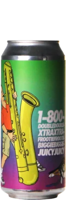 Hoof Hearted Brewing 1-800-DoubleDouble-XtraXtra-FrootieFrootie-BiggieBiggie-JuicyJuicy