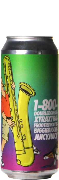 Hoof Hearted Brewing 1-800-DoubleDouble-XtraXtra-FrootieFrootie-BiggieBiggie-JuicyJuicy