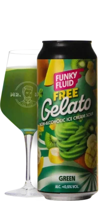 Funky Fluid Free Gelato: Green
