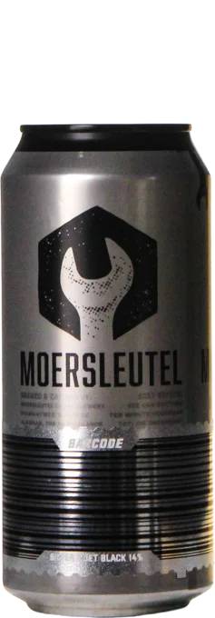 De Moersleutel Barcode Silver & Jet Black