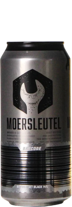 De Moersleutel Barcode Silver & Jet Black