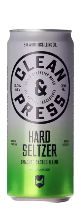 Brewdog Clean & Press Hard Seltzer Smashed Cactus & Lime
