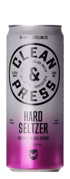 Brewdog Clean & Press Hard Seltzer Crushed Black Cherry