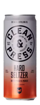 Brewdog Clean & Press Hard Seltzer White Peach & Mango