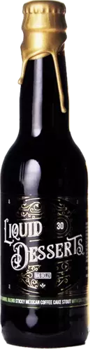 Big Belly Liquid Desserts #30 2 Yr Barrel Blend Sticky Mexican Coffee Cake Stout With Nuts