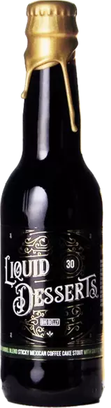 Big Belly Liquid Desserts #30 2 Yr Barrel Blend Sticky Mexican Coffee Cake Stout With Nuts