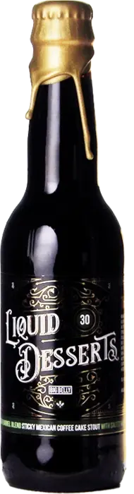 Big Belly Liquid Desserts #30 2 Yr Barrel Blend Sticky Mexican Coffee Cake Stout With Nuts