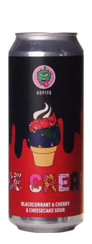 Hopito Ice Cream - Blackcurrant & Cherry & Cheesecake