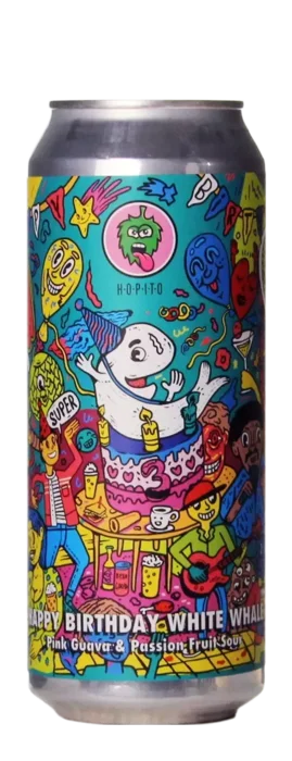Hopito Happy Birthday White Whale