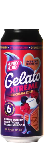 Funky Fluid / Imprint Gelato XTREME: Blueberry Raspberry Banana S'mores Milkshake Schmoojee