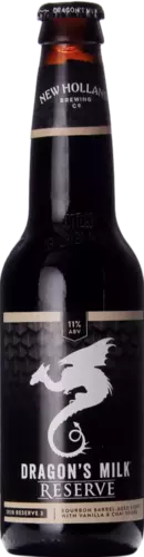 New Holland Dragon’s Milk Reserve: Bourbon Barrel-Aged Stout With Vanilla & Chai Spices (2020-3)