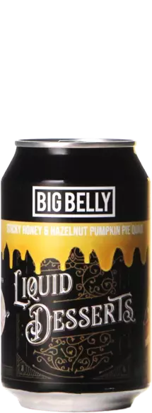 Big Belly Liquid Desserts Sticky Honey Hazelnut Pumpkin Pie Quad