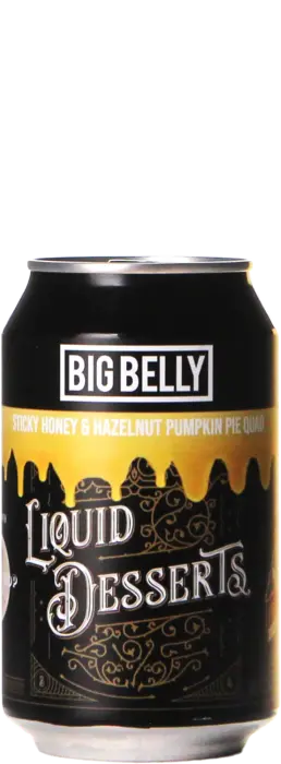 Big Belly Liquid Desserts Sticky Honey Hazelnut Pumpkin Pie Quad