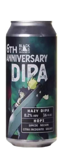 Black Flag 6th Anniversary Hazy DIPA