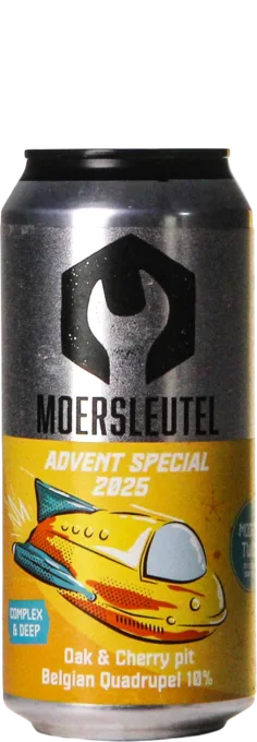 De Moersleutel Advent Special: Oak & Cherry Pit Belgian Quadrupel