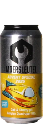De Moersleutel Advent Special: Oak & Cherry Pit Belgian Quadrupel