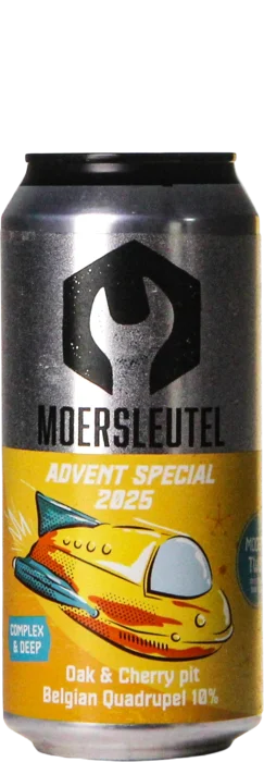De Moersleutel Advent Special: Oak & Cherry Pit Belgian Quadrupel