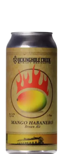 Lickinghole Creek Mango Habanero Brown Ale