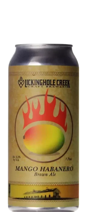 Lickinghole Creek Mango Habanero Brown Ale