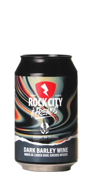 Rock City / Onder De Linden Dark Barleywine Oude Jenever Infused