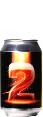 Bier mit der Zahl 2