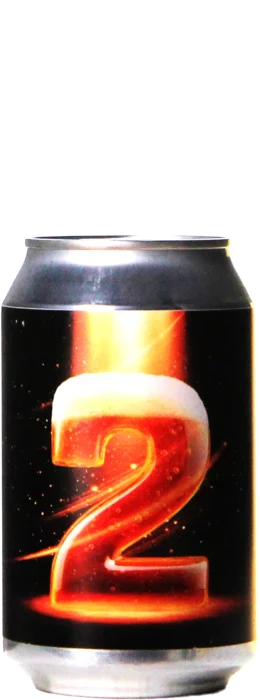 Bier mit der Zahl 2