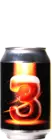 Bier mit der Zahl 3