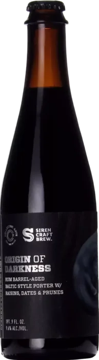 Collective Arts / Siren Origin Of Darkness Rum BA Baltic Porter With Raisins Dates and Prunes
