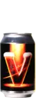 Bier mit dem Buchstaben V