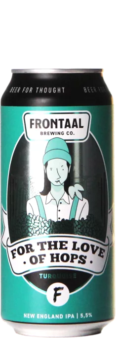 Frontaal For The Love Of Hops Turquoise