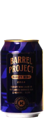 Kees Barrel Project 2024 Barley Wine Aged In Anker Barrels