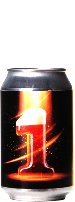 Bier mit der Zahl 1