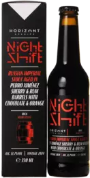 Horizont Night Shift 2024 Russian Imperial Stout Aged in Pedro Ximénez Sherry & Rum Barrels with Chocolate & Orange